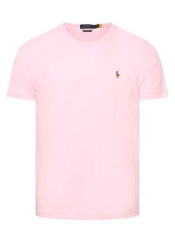 Polo Ralph Lauren T-shirt męski Mężczyźni Bawełna różowy jednolity ze sklepu vangraaf w kategorii T-shirty męskie - zdjęcie 152696228