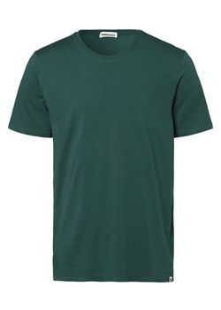 ARMEDANGELS T-shirt męski Mężczyźni Dżersej szmaragdowy jednolity ze sklepu vangraaf w kategorii T-shirty męskie - zdjęcie 152696315