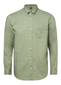 Gant Koszula męska Mężczyźni Regular Fit Bawełna trzcinowy jednolity button down ze sklepu vangraaf w kategorii Koszule męskie - zdjęcie 152696375