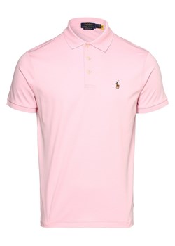 Polo Ralph Lauren Męska koszulka polo Mężczyźni Dżersej różowy jednolity ze sklepu vangraaf w kategorii T-shirty męskie - zdjęcie 152696829