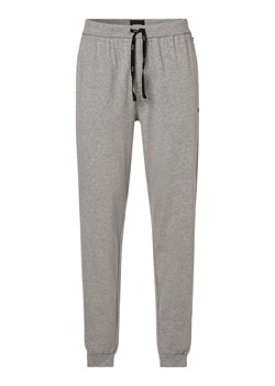 BOSS Męskie spodnie od piżamy Mężczyźni Bawełna szary jednolity ze sklepu vangraaf w kategorii Piżamy męskie - zdjęcie 152697507