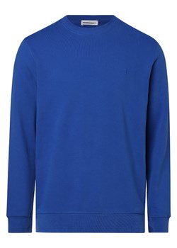 ARMEDANGELS Męska bluza nierozpinana - Maalte Comfort Mężczyźni Bawełna błękit królewski jednolity ze sklepu vangraaf w kategorii Bluzy męskie - zdjęcie 152697557
