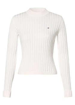 Tommy Jeans Sweter damski Kobiety Bawełna écru jednolity ze sklepu vangraaf w kategorii Swetry damskie - zdjęcie 152698187