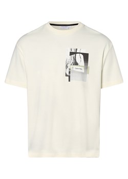 Calvin Klein T-shirt męski Mężczyźni Bawełna waniliowy nadruk ze sklepu vangraaf w kategorii T-shirty męskie - zdjęcie 152698638