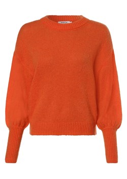 Moss Copenhagen Sweter damski z dodatkiem moheru Kobiety Wełna pomarańczowy jednolity ze sklepu vangraaf w kategorii Swetry damskie - zdjęcie 152698697