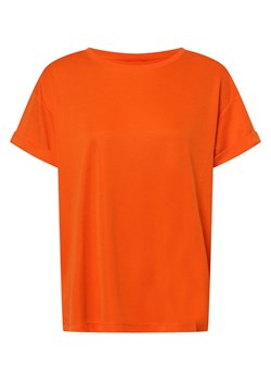 mbyM T-shirt damski Kobiety Sztuczne włókno pomarańczowy jednolity ze sklepu vangraaf w kategorii Bluzki damskie - zdjęcie 152698727