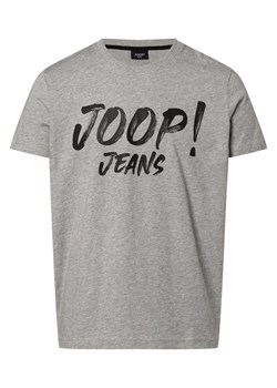 Joop Jeans T-shirt męski Mężczyźni Bawełna szary nadruk ze sklepu vangraaf w kategorii T-shirty męskie - zdjęcie 152698756