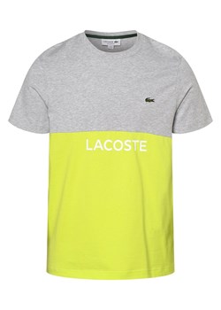 Lacoste T-shirt męski Mężczyźni Bawełna cytrynowy jednolity ze sklepu vangraaf w kategorii T-shirty męskie - zdjęcie 152698948