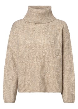 Opus Sweter damski Kobiety Sztuczne włókno beżowy marmurkowy ze sklepu vangraaf w kategorii Swetry damskie - zdjęcie 152699256