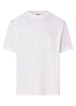 adidas Sportswear T-shirt damski Kobiety Bawełna biały jednolity ze sklepu vangraaf w kategorii Bluzki damskie - zdjęcie 152699328