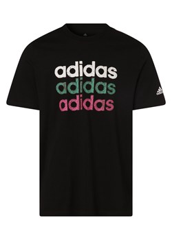 adidas Sportswear T-shirt męski Mężczyźni Bawełna czarny nadruk ze sklepu vangraaf w kategorii T-shirty męskie - zdjęcie 152699416