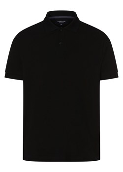 Andrew James Męska koszulka polo Mężczyźni Bawełna czarny jednolity ze sklepu vangraaf w kategorii T-shirty męskie - zdjęcie 152699576