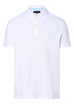 Andrew James Męska koszulka polo Mężczyźni Bawełna biały jednolity ze sklepu vangraaf w kategorii T-shirty męskie - zdjęcie 152699579