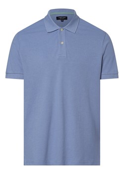 Andrew James Męska koszulka polo Mężczyźni Bawełna jasnoniebieski marmurkowy ze sklepu vangraaf w kategorii T-shirty męskie - zdjęcie 152699585