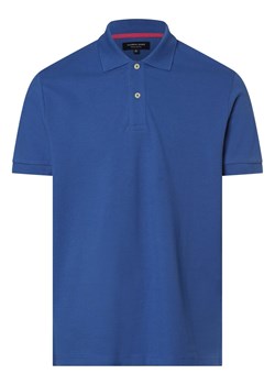 Andrew James Męska koszulka polo Mężczyźni Bawełna niebieski jednolity ze sklepu vangraaf w kategorii T-shirty męskie - zdjęcie 152699586