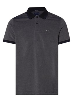 Gant Męska koszulka polo Mężczyźni Bawełna indygo marmurkowy ze sklepu vangraaf w kategorii T-shirty męskie - zdjęcie 152700216