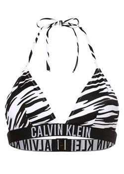 Calvin Klein Damska góra od bikini Kobiety czarny wzorzysty ze sklepu vangraaf w kategorii Stroje kąpielowe - zdjęcie 152700325