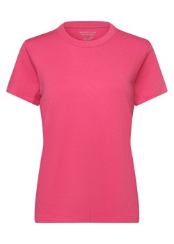 Marie Lund T-shirt damski Kobiety Bawełna wyrazisty róż jednolity ze sklepu vangraaf w kategorii Bluzki damskie - zdjęcie 152700376