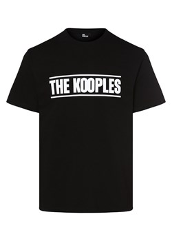The Kooples T-shirt męski Mężczyźni Bawełna czarny nadruk ze sklepu vangraaf w kategorii T-shirty męskie - zdjęcie 152700539