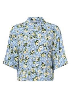 Marc O'Polo Denim Bluzka damska Kobiety wiskoza jasnoniebieski wzorzysty ze sklepu vangraaf w kategorii Koszule damskie - zdjęcie 152700655