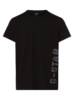 G-Star RAW T-shirt męski Mężczyźni Bawełna czarny nadruk ze sklepu vangraaf w kategorii T-shirty męskie - zdjęcie 152700728