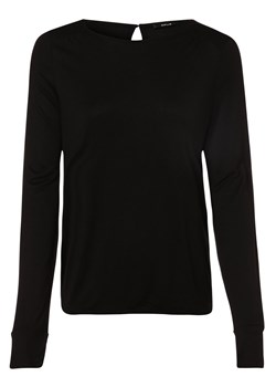 Opus Damska koszulka z długim rękawem Kobiety Dżersej czarny jednolity ze sklepu vangraaf w kategorii Bluzki damskie - zdjęcie 152700975