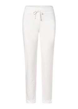 Marie Lund Damskie spodnie dresowe Kobiety écru jednolity ze sklepu vangraaf w kategorii Spodnie damskie - zdjęcie 152701168