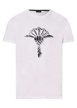 Joop Jeans T-shirt męski Mężczyźni Dżersej biały nadruk ze sklepu vangraaf w kategorii T-shirty męskie - zdjęcie 152701186