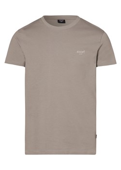 Joop Jeans T-shirt męski Mężczyźni Bawełna jasny szary jednolity ze sklepu vangraaf w kategorii T-shirty męskie - zdjęcie 152701195