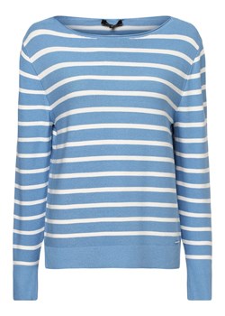 More & More Sweter damski Kobiety wiskoza jasnoniebieski w paski ze sklepu vangraaf w kategorii Swetry damskie - zdjęcie 152701287