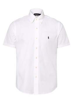 Polo Ralph Lauren Koszula męska Mężczyźni Regular Fit Bawełna biały jednolity button down ze sklepu vangraaf w kategorii Koszule męskie - zdjęcie 152701349