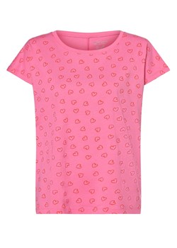 Marie Lund T-shirt damski Kobiety Bawełna wyrazisty róż wzorzysty ze sklepu vangraaf w kategorii Bluzki damskie - zdjęcie 152701415