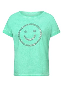 Franco Callegari T-shirt damski Kobiety Bawełna zielony jednolity ze sklepu vangraaf w kategorii Bluzki damskie - zdjęcie 152701577