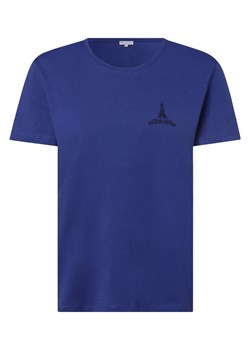 Marie Lund T-shirt damski Kobiety Bawełna błękit królewski jednolity ze sklepu vangraaf w kategorii Bluzki damskie - zdjęcie 152701617