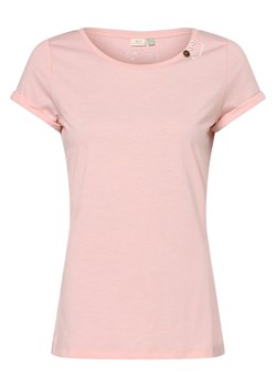 Ragwear T-shirt damski Kobiety Bawełna różowy jednolity ze sklepu vangraaf w kategorii Bluzki damskie - zdjęcie 152701655
