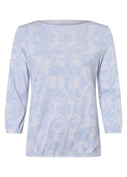 Apriori Damska koszulka z długim rękawem Kobiety Bawełna jasnoniebieski wzorzysty ze sklepu vangraaf w kategorii Bluzki damskie - zdjęcie 152701747