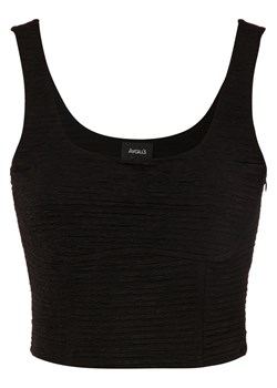 Aygill's Top damski Kobiety Sztuczne włókno czarny jednolity ze sklepu vangraaf w kategorii Bluzki damskie - zdjęcie 152701875