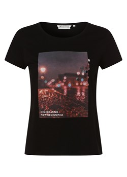Tom Tailor Denim T-shirt damski Kobiety Bawełna czarny nadruk ze sklepu vangraaf w kategorii Bluzki damskie - zdjęcie 152701906