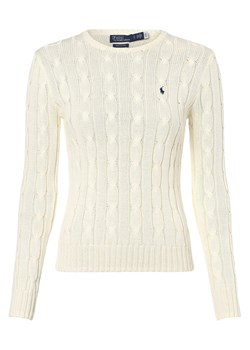 Polo Ralph Lauren Sweter damski Kobiety Bawełna écru jednolity ze sklepu vangraaf w kategorii Swetry damskie - zdjęcie 152702055
