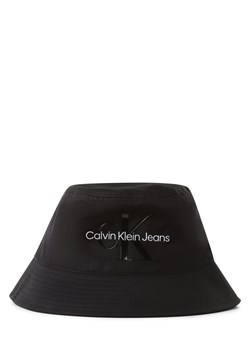 Calvin Klein Jeans Damski bucket hat Kobiety Bawełna czarny jednolity ze sklepu vangraaf w kategorii Kapelusze damskie - zdjęcie 152703335