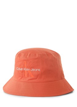 Calvin Klein Jeans Damski bucket hat Kobiety Bawełna pomarańczowy jednolity ze sklepu vangraaf w kategorii Kapelusze damskie - zdjęcie 152703336