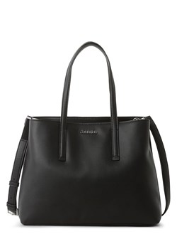 Calvin Klein Damska torba shopper Kobiety Sztuczna skóra czarny jednolity ze sklepu vangraaf w kategorii Torby Shopper bag - zdjęcie 152703357