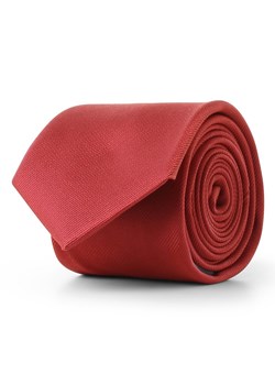 Andrew James Krawat jedwabny męski Mężczyźni Jedwab czerwony wypukły wzór tkaniny ze sklepu vangraaf w kategorii Krawaty - zdjęcie 152703546