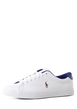 Polo Ralph Lauren Męskie tenisówki ze skóry Mężczyźni skóra biały jednolity ze sklepu vangraaf w kategorii Trampki męskie - zdjęcie 152703745