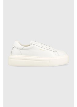 Gant sneakersy skórzane Alincy kolor biały ze sklepu ANSWEAR.com w kategorii Trampki damskie - zdjęcie 152708398