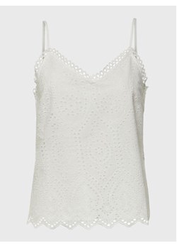 YAS Top Holi 26019495 Biały Regular Fit ze sklepu MODIVO w kategorii Bluzki damskie - zdjęcie 152882356