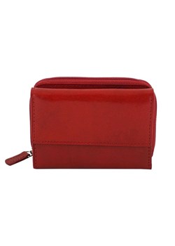 Barberin's - portfel skórzany damski - Czerwony ze sklepu Barberinis w kategorii Portfele damskie - zdjęcie 152891458