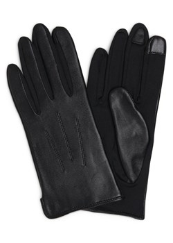 KESSLER Skórzane rękawiczki Kobiety skóra czarny jednolity ze sklepu vangraaf w kategorii Rękawiczki damskie - zdjęcie 152907297