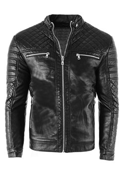 kurtka skórzana  11Z8002 czarna ze sklepu Risardi w kategorii Kurtki męskie - zdjęcie 152910889