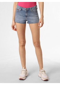 Tommy Jeans Damskie spodenki jeansowe Kobiety Bawełna light stone jednolity ze sklepu vangraaf w kategorii Szorty - zdjęcie 152913277
